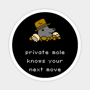 Unlikely Monsters - Private Mole Magnet